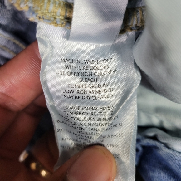 Anthro Pilcro and the letterpress High-Rise Slim Ripped Jeans Women's Size 31 - Picture 9 of 13